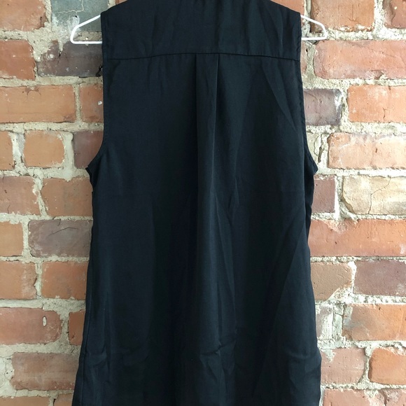 Black Guess tank with beaded collar - Picture 3 of 3